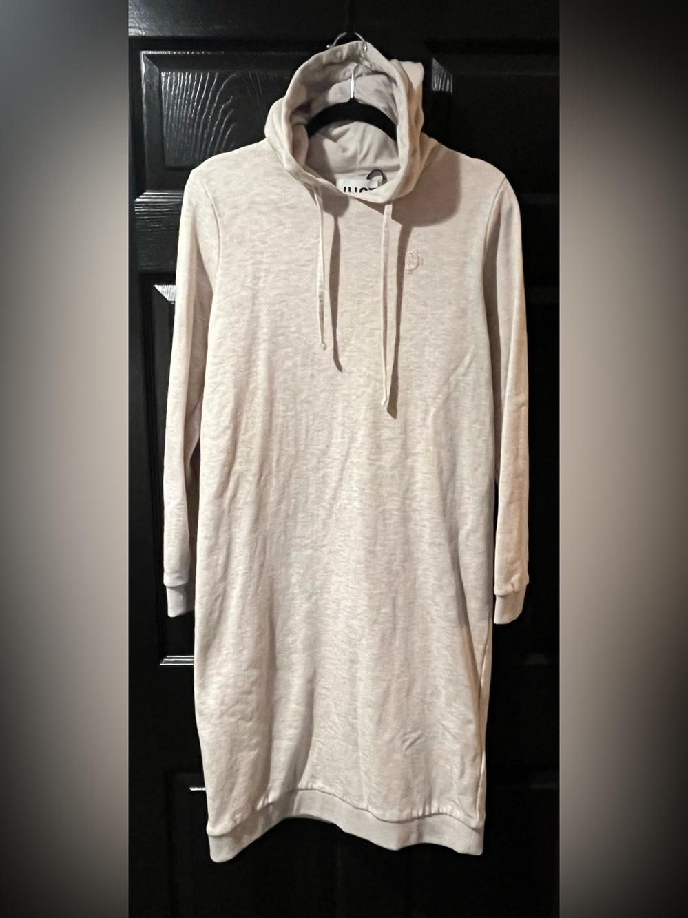 JUST Hooded Sweatshirt Dress NWOT
